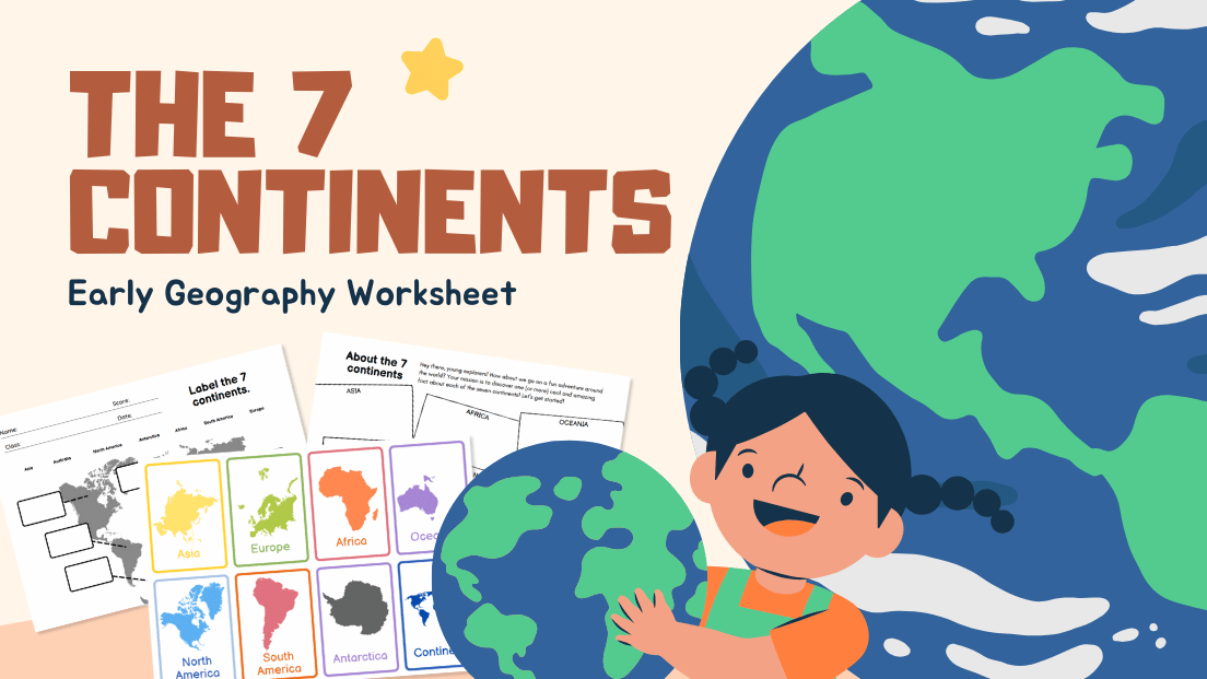 Passport to the World! Explore the 7 Continents with Our Activity Worksheet!